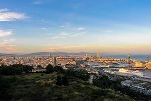 Blick auf Barcelona
