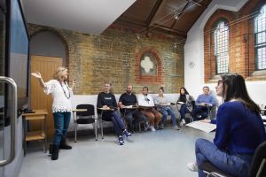 Klassenzimmer London-Burlington