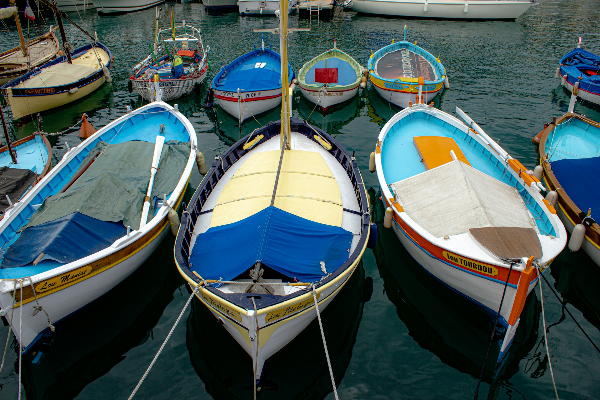 Boote im Hafen von NIzza