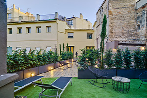 Terrasse Sprachschule