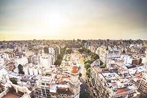 Blick auf Buenos Aires