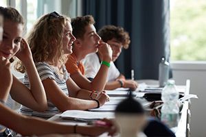 Schülerkurs in Antibes