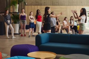 Sprachübungen in der Residenz