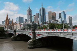 Skyline von Melbourne