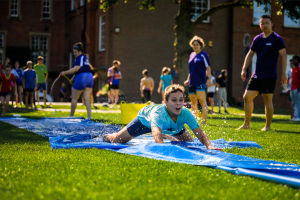 Wasserspaß auf dem Campus