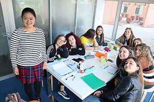Klassenzimmer Sprachschule Peking