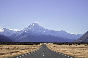 Atemberaubende Landschaft Neuseeland