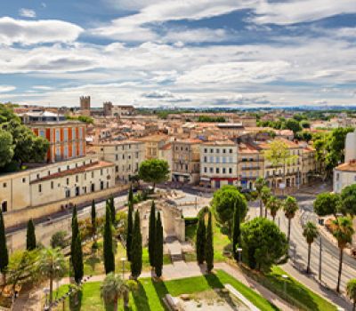 Blick auf Montpellier